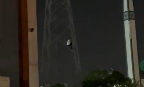 Şanlıurfa’da Yüksek Gerilim Direğinde İntihar Girişimi!
