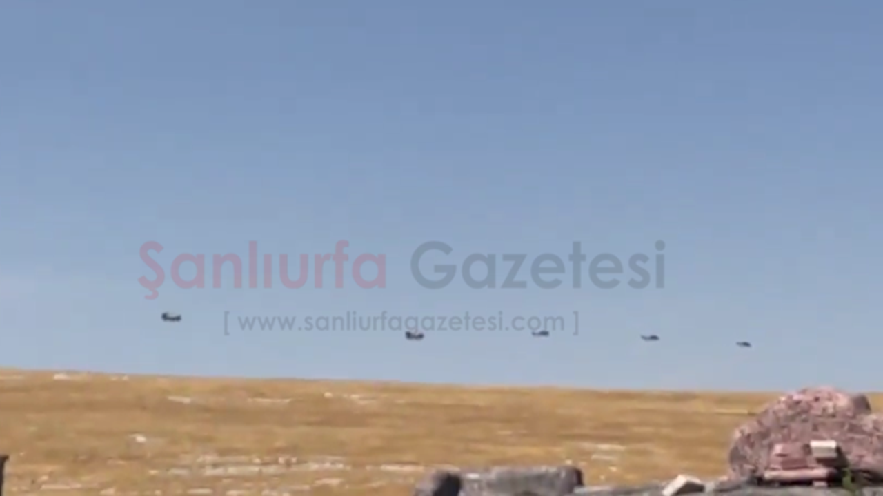 Şanlıurfa TEKNOFEST Havasına Girdi! Gökyüzünde Helikopter Hareketliliği