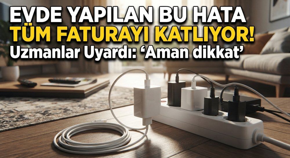 Evde Yapılan Bu Hata Tüm Faturayı Katlıyor! Uzmanlar Uyardı: 'Aman dikkat'