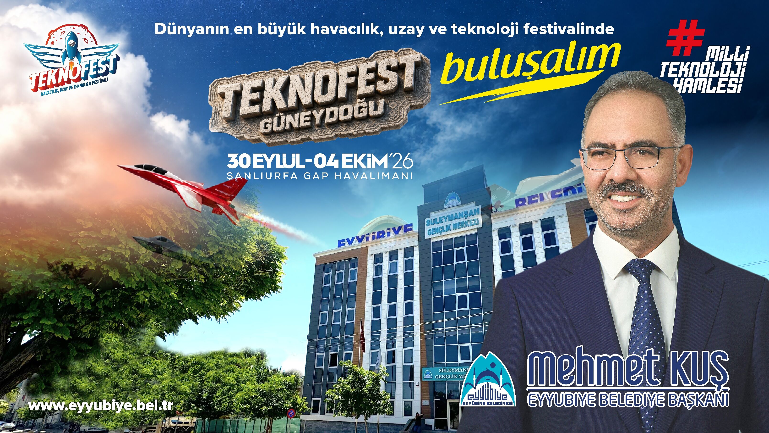 Şanlıurfalı Başkan Kuş'tan TEKNOFEST Güneydoğu daveti