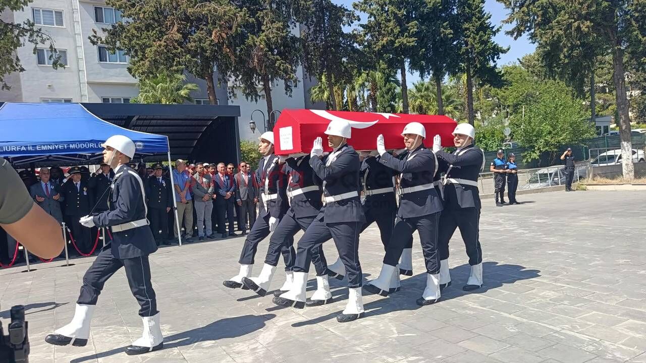 Şanlıurfa Emniyetinin acı günü: Başkomiser Hacı Murat Özbal için cenaze töreni!