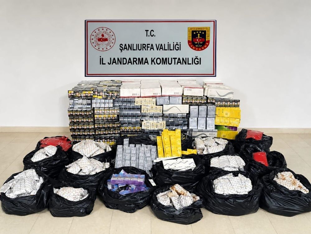 Şanlıurfa'da milyon liralık kaçakçılığa darbe!