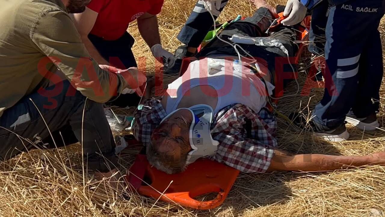 Şanlıurfa'da traktör devrildi: Sürücü yaralı kurtarıldı!
