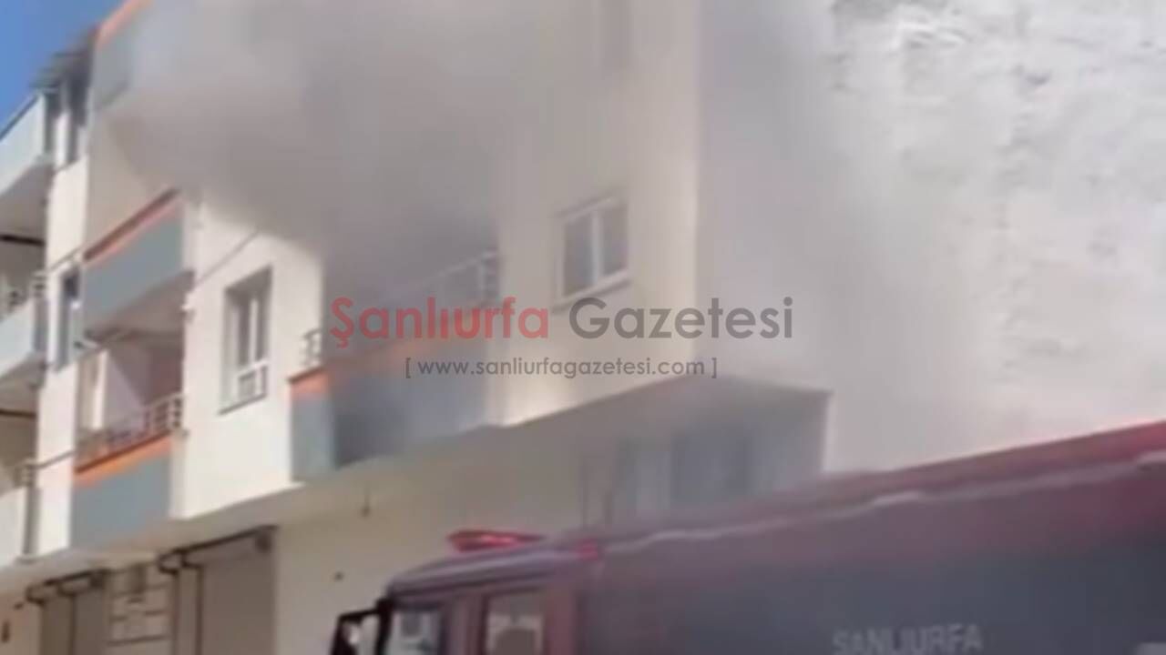 Şanlıurfa’da ev yangını paniğe neden oldu!