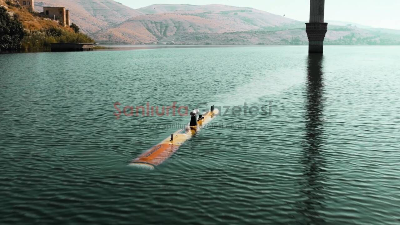 ASELSAN’ın geliştirdiği DERİNGÖZ, Şanlıurfa Fırat Nehri’nde