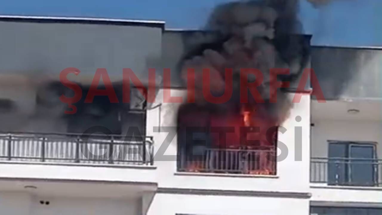 Şanlıurfa TOKİ konutlarında yangın paniği: Çok sayıda kişi içeride mahsur kaldı!