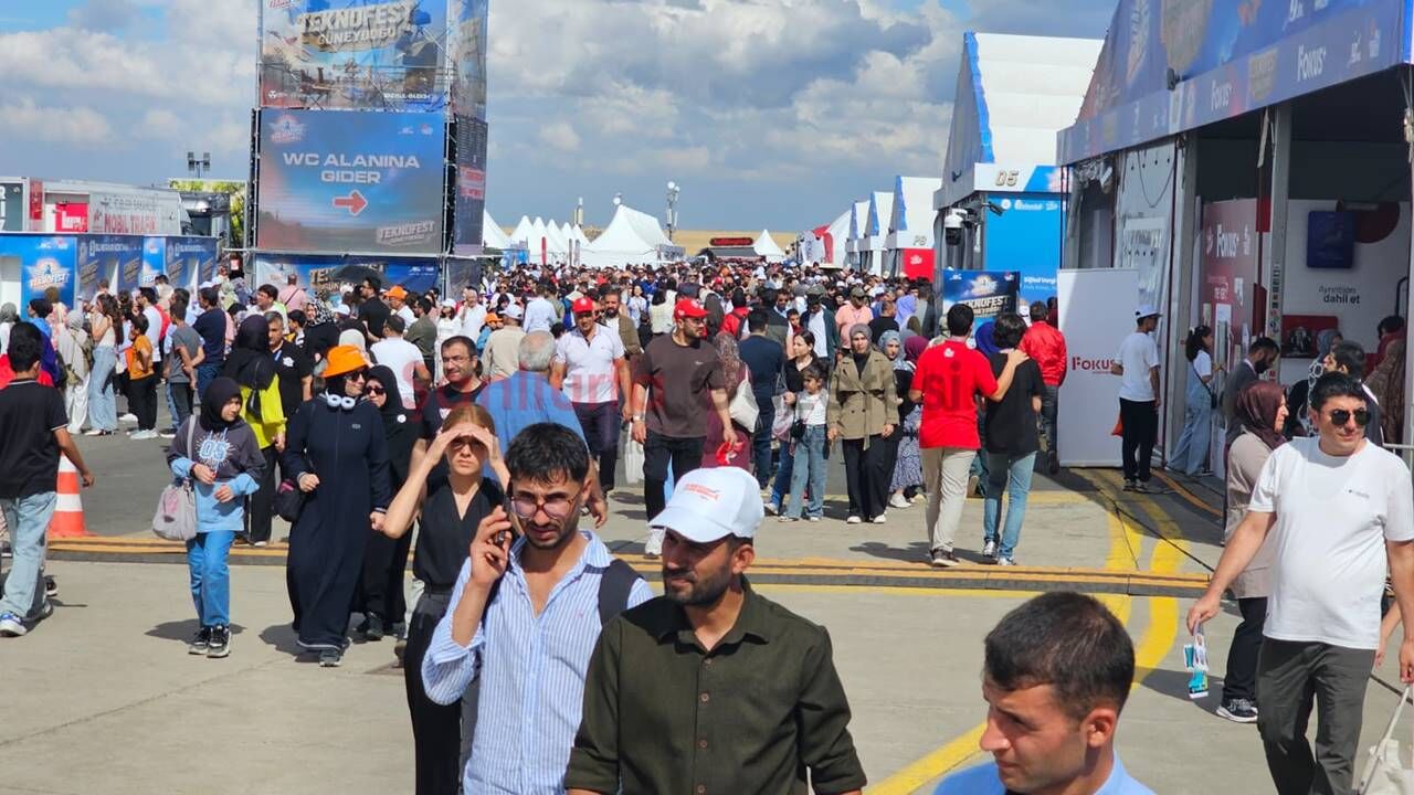 Şanlıurfa’da TEKNOFEST alanı vatandaşlarla doldu taştı: Gözler Cumhurbaşkanı Recep Tayyip Erdoğan’da