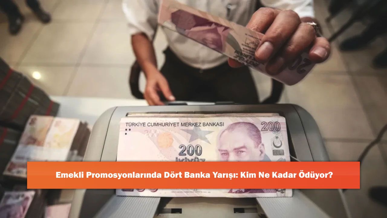 Emekli Promosyonlarında Dört Banka Yarışı: Kim Ne Kadar Ödüyor?