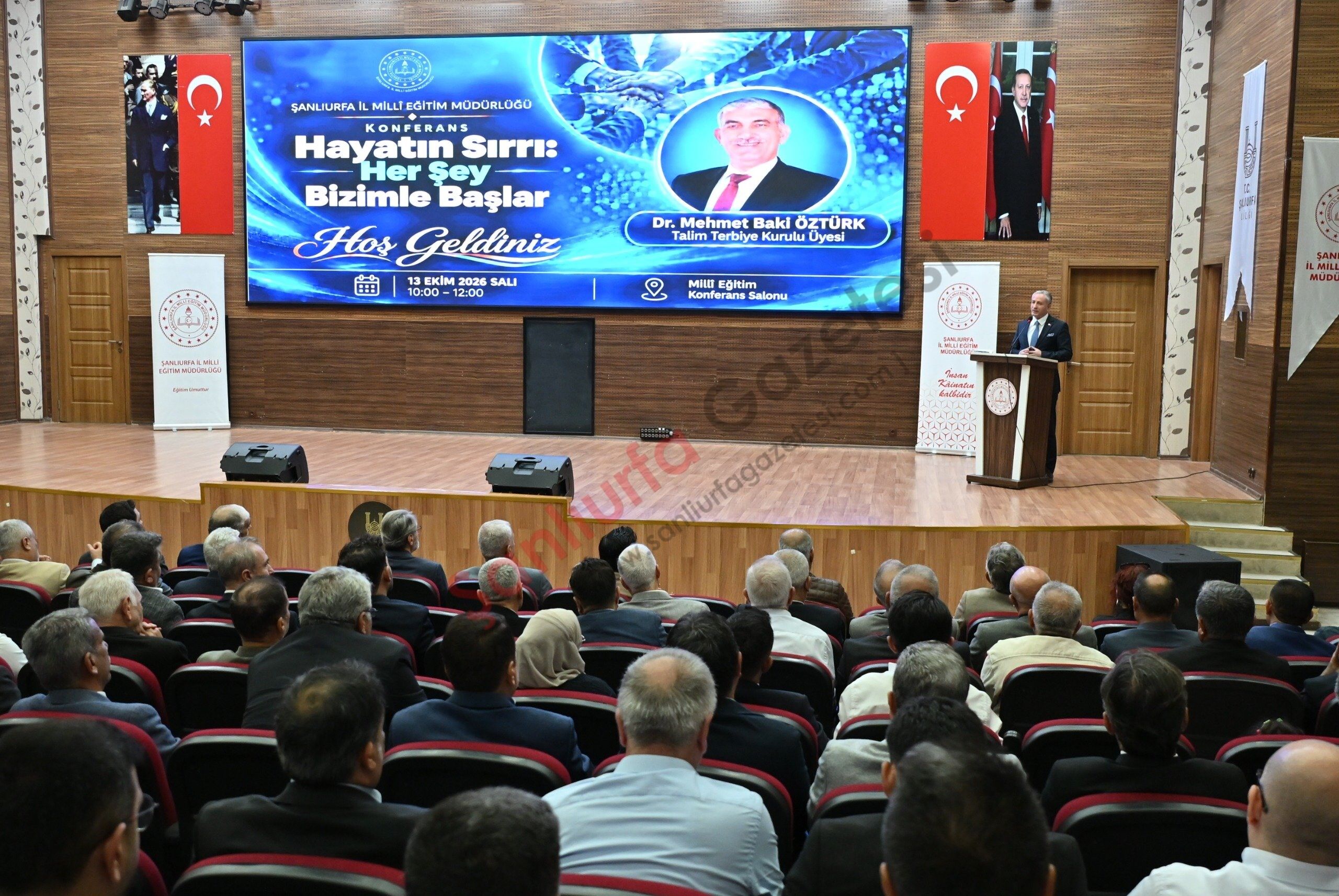 Şanlıurfa’da Eğitimcileri Buluşturan Konferans: Hayatın Sırrı Ele Alındı