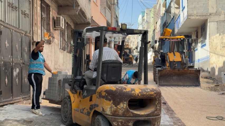 Şanlıurfa Eyyübiye’de Yüzlerce Sokakta Yenileme Seferberliği