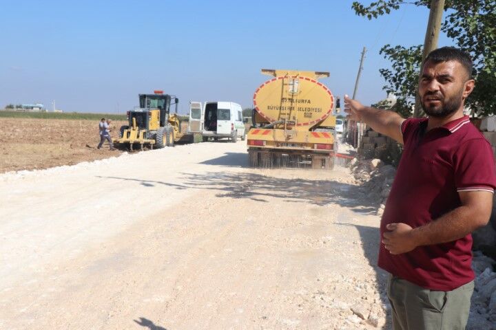 Şanlıurfa’da 8 Mahalle İçin Büyük Çalışma! 10 Kilometrelik Yol Yenileniyor (1)