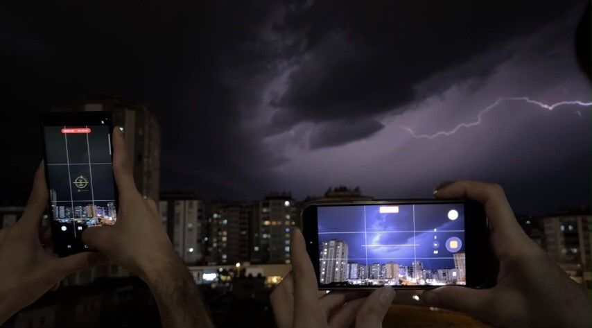 Şanlıurfa’da Alarm Verildi! Gaziantep’te Gece Bir Anda Gündüze Döndü (1)