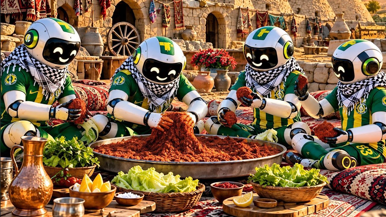 Şanlıurfaspor’dan yapay zekâ ile TEKNOFEST Güneydoğu tanıtımı: Robotlar bu kez sarı-yeşile büründü!