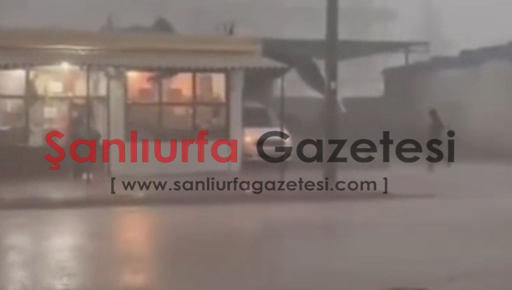 Şanlıurfa’da sağanak yağış etkili oluyor: Derelerde su hareketliliği başladı!